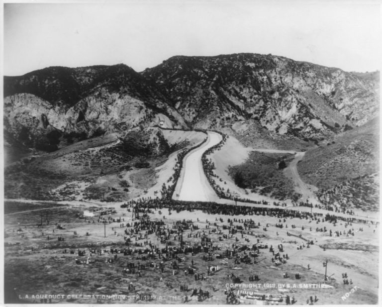 L. A. Aqueduct celebration Nov. 5th 1913. at the Cascades LCCN2011661015