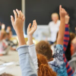 Students,In,Elementary,School,Lessons,Answer,A,Question,And,Register