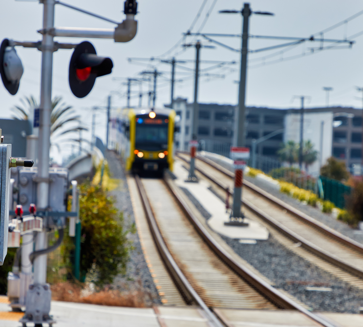 Santa,Monica,Metro,Light,Rail,/,Train,Station