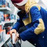 Close,Up,Consumer,Thiefís,Hands,Putting,The,New,Gadget,In