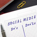Social,Media,Do's,And,Don'ts,Inscription,On,The,Page.