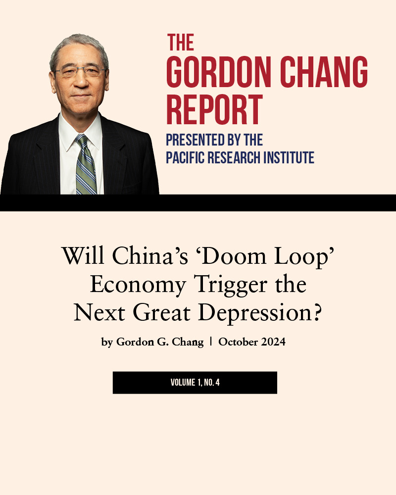The Gordon Chang Report–Will China's 'Doom Loop' Economy